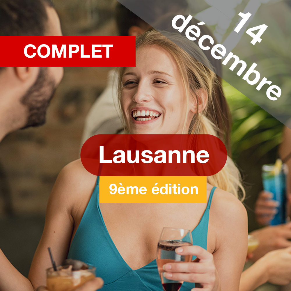 Speed Dating 25-45ans à Lausanne - 14 Décembre 2022