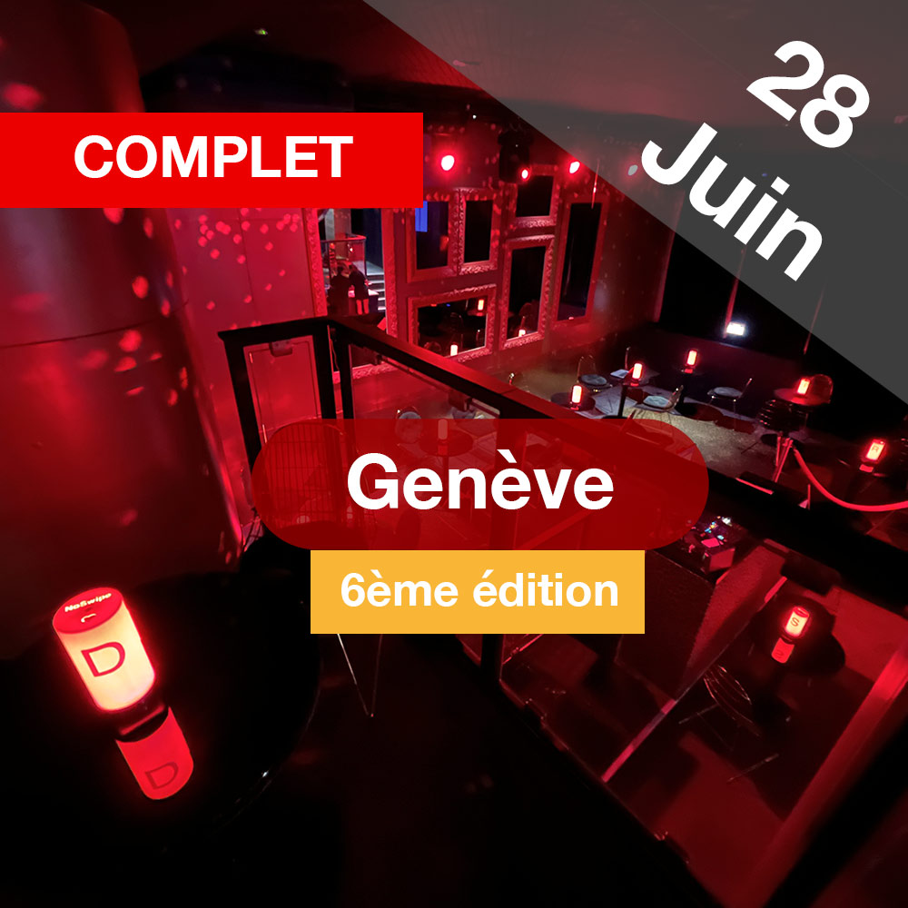 Speed Dating 29-49ans à Genève - 28 juin 2023