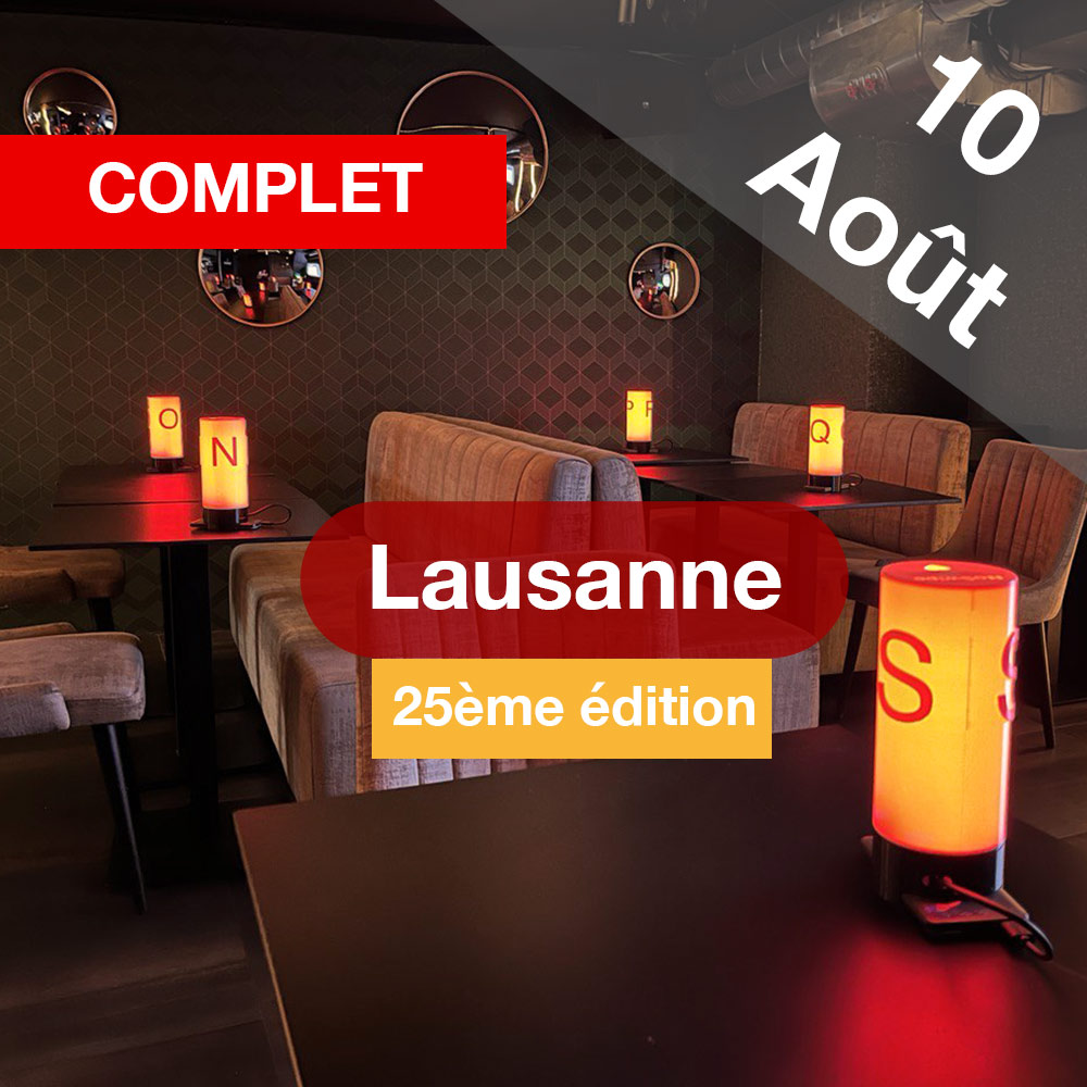 Speed Dating 25-45ans à Lausanne - 10 Août 2023