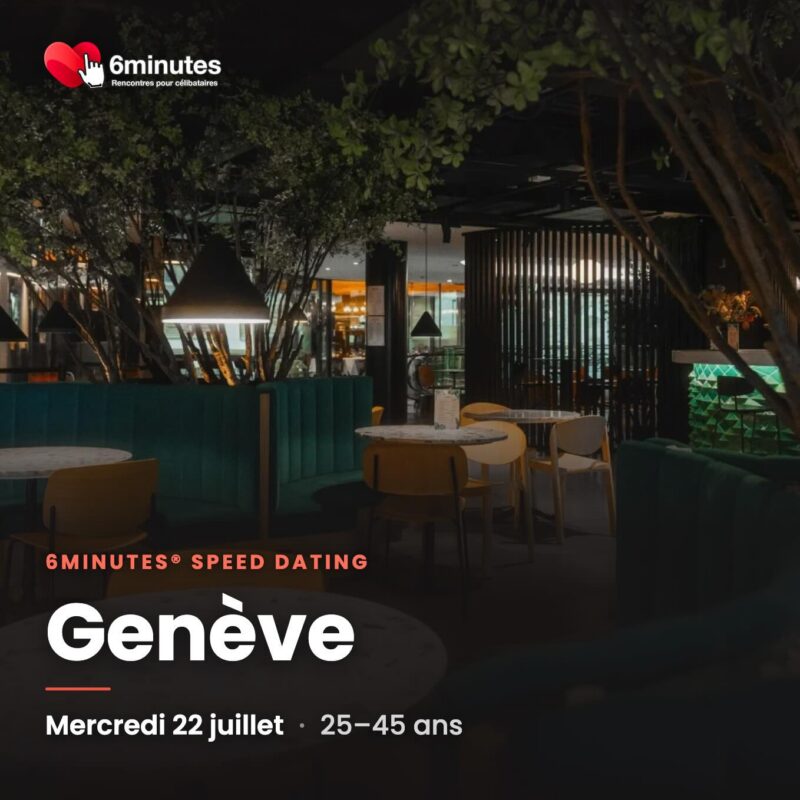 Speed Dating 27-47ans à Genève - 11 Janvier 2026